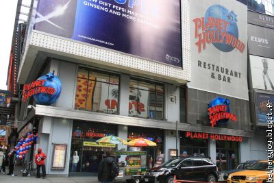 Le Planet Hollywood de Times Square